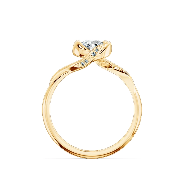 Nhẫn đính hôn Kim cương White Pappilon NCH5401 5